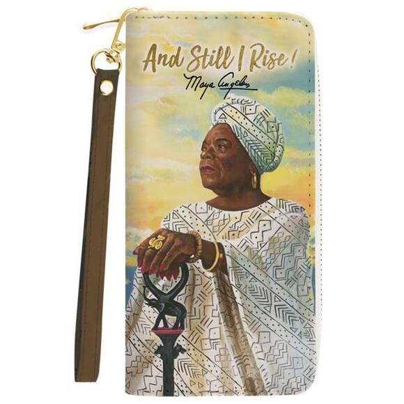 African American Expressions Long Clutch Wallet | And Still I Rise - Picture 1 of 2